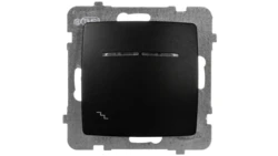 KARO Łącznik schodowy z podświetleniem czekoladowy metalik ŁP-3SS/m/40