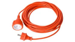 Przedłużacz uniwersalny 40m 2x1,5mm² 220-240V AC pomarańczowy bez uziemienia more. M20703