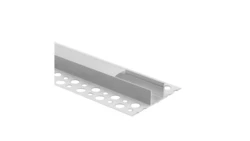 Profil GPP03 do płyt g-k pod płytkę biały z kloszem mlecznym + zaślepki 6 szt. 3m EC61720 /10szt./