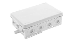Puszka hermetyczna n/t E14 125X85X43mm pusta IP55 bezhalogenowa biały 0299-10
