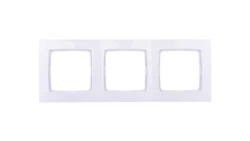 KARO Ramka potrójna biała R-3S/00