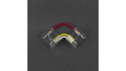 Złączka do cyfrowej taśmy LED COB DIGITAL IC RGB/RGBW/RGBCCT 12 mm taśma–taśma kątowa L zaciskowa IP20 ECO LIGHT EC61569