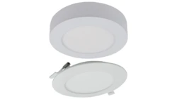 Oprawa sufitowa Downlight okrągły CCT natynk/podtynk 2w1 18W 1650lm zmienna barwa 3000/4000/6500K biały IP20 EC61081