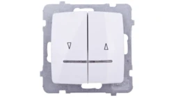 KARO Łącznik żaluzjowy z podświetleniem biały ŁP-7SS/m/00