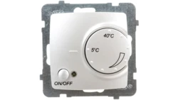 KARO Regulator temperatury /czujnik podłogowy/ srebrny perłowy RTP-1S/m/43