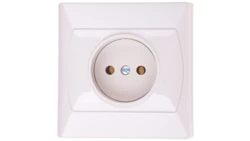 AKCENT Gniazdo pojedyncze b/u beżowe GP-1A/01