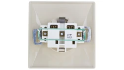 AKCENT Gniazdo pojedyncze z/u Schuko beżowe GP-1AS/01