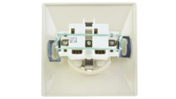 AKCENT Gniazdo pojedyncze z/u Schuko z przesłonami beżowe GP-1ASP/01