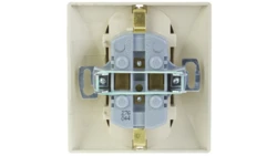 AKCENT Gniazdo podwójne z/u Schuko beżowe GP-2AS/01