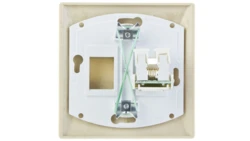 AKCENT Gniazdo komputerowe pojedyncze RJ45 kat.5e FOREX beżowe GPK-1A/F/01