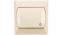 AKCENT Przycisk /światło/ beżowy ŁP-5A/01