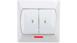 AKCENT Łącznik żaluzjowy z podświetleniem biały ŁP-7AS/00