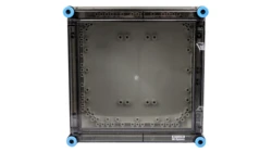 Obudowa pusta Mi, IP 65, wlk.2 - 300x300x180, pokrywa przezr. z drzwiczkami Mi 0220 2000061