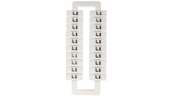Oznacznik do złączek (EURO) 2,5-70mm2 /L1/ biały 43192 /1 blister=20 szt/
