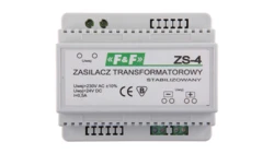 Zasilacz stabilizowany 230VAC/24VDC 12W 0,5A ZS-4